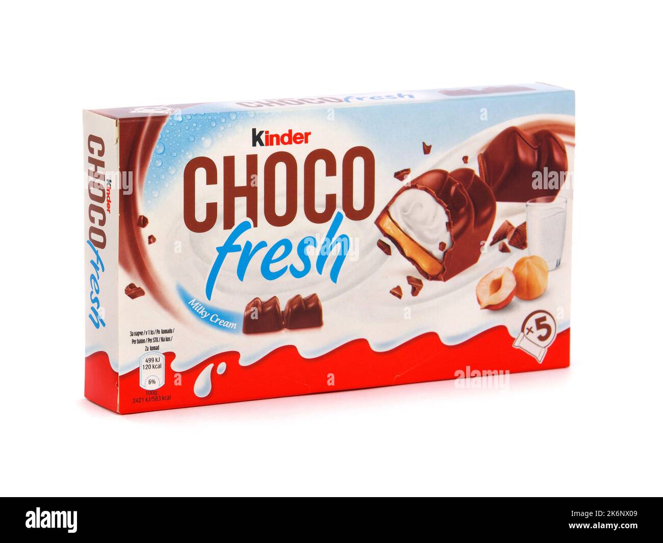 TERNOPIL, UKRAINE - JUNY 3, 2022: Kinder Chocolate Cards product pack.  Kinder is a confectionery product brand line of Italian multinational  confectio Stock Photo - Alamy