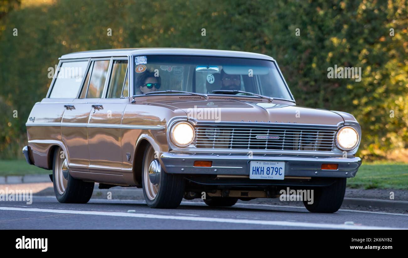 1965 Chevrolet Nova station wagon Stock Photo - Alamy, image size:1300x821