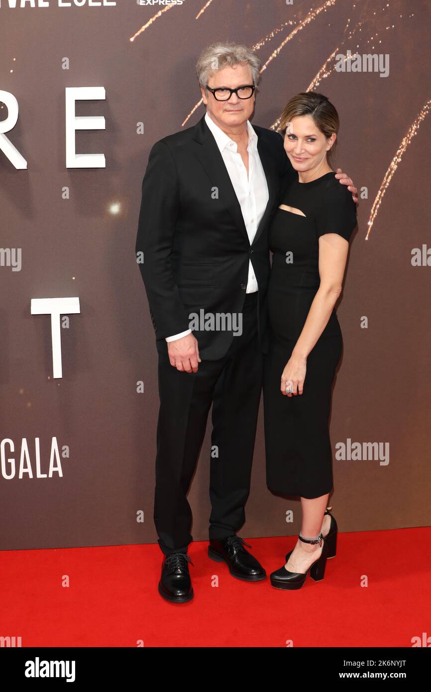 Colin Firth attends film premiere of 'Empire of Light' during the 2022