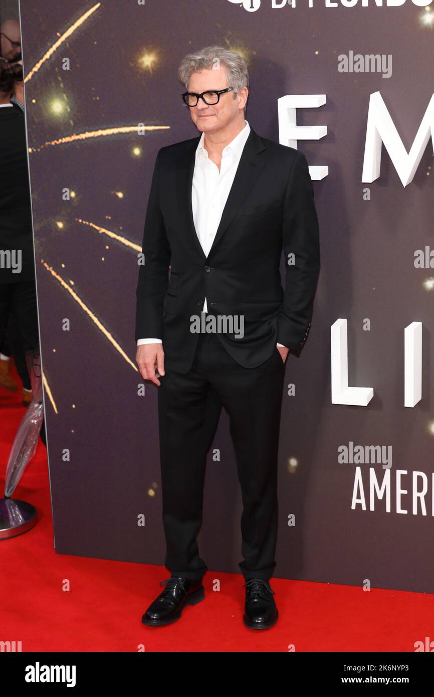 Colin Firth attends film premiere of 'Empire of Light' during the 2022