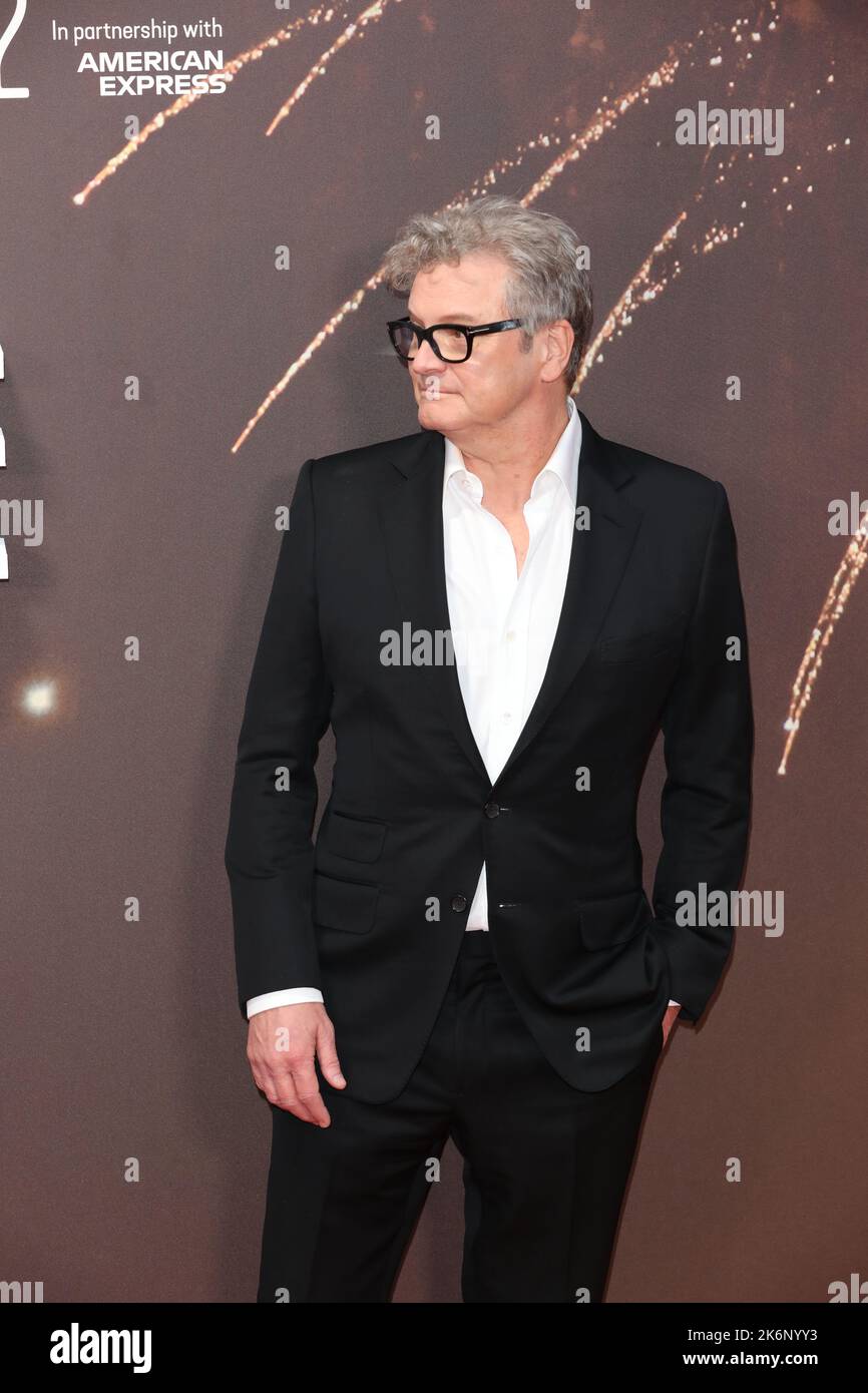 Colin Firth attends film premiere of 'Empire of Light' during the 2022