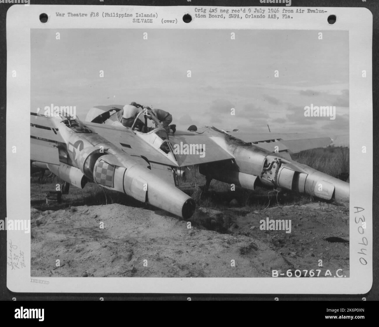 Mechanics Of The 92Nd A.S.S. Salvage Parts For Landing Gear Selector
