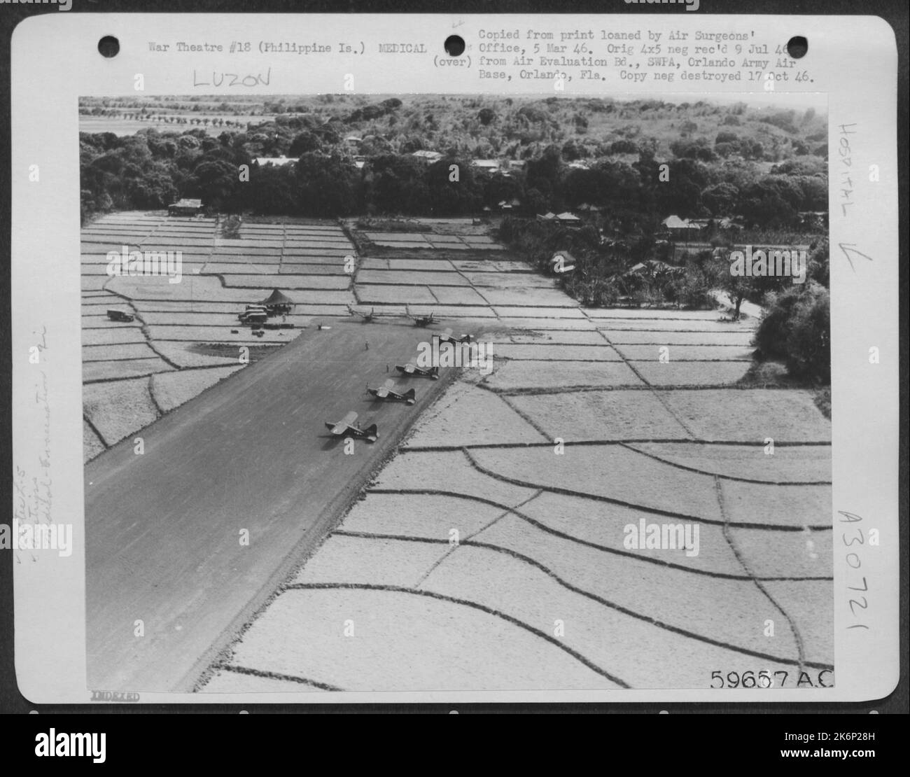 Luzon, Philippine IslandsLanding strip for Vultee L5 evacuation