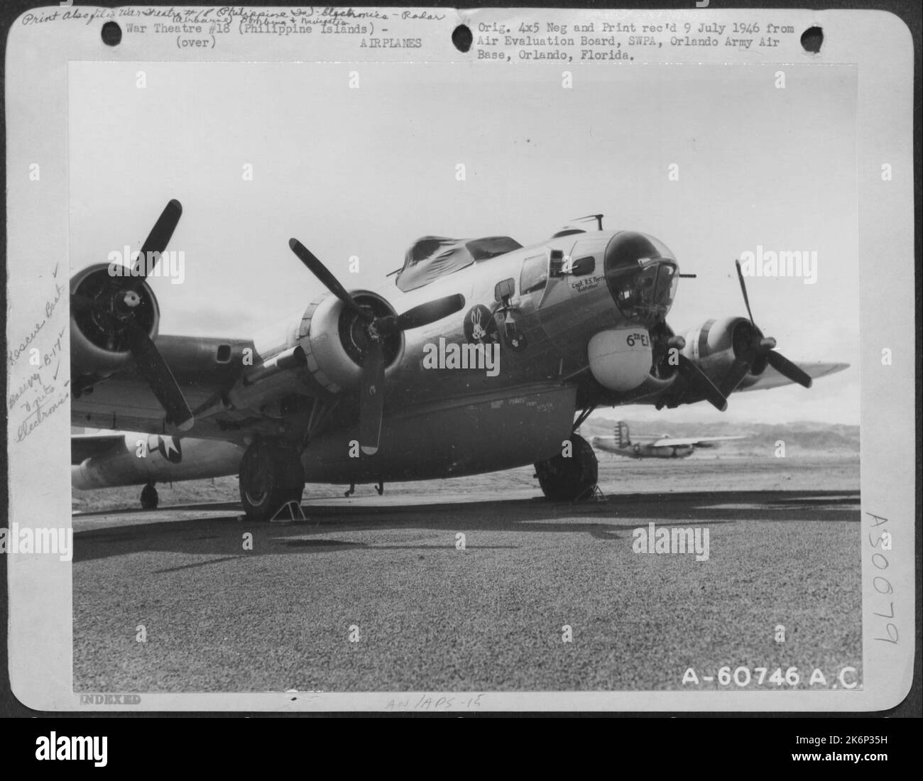 Boeing B-17 "Flying Fortress" Of The 6Th Emergency Reserve Squadron