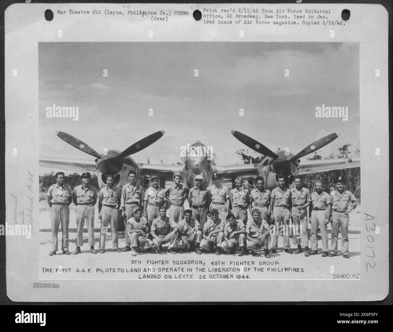 9th Fighter Squadron, 49th Fighter Group. The First Army Air Force