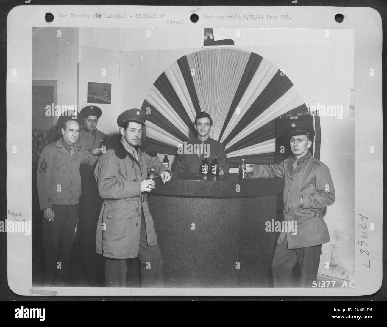 When beer began finding its way to Yanks at an isolated air base in Canada, they built a suitable dispensary. Stock Photo