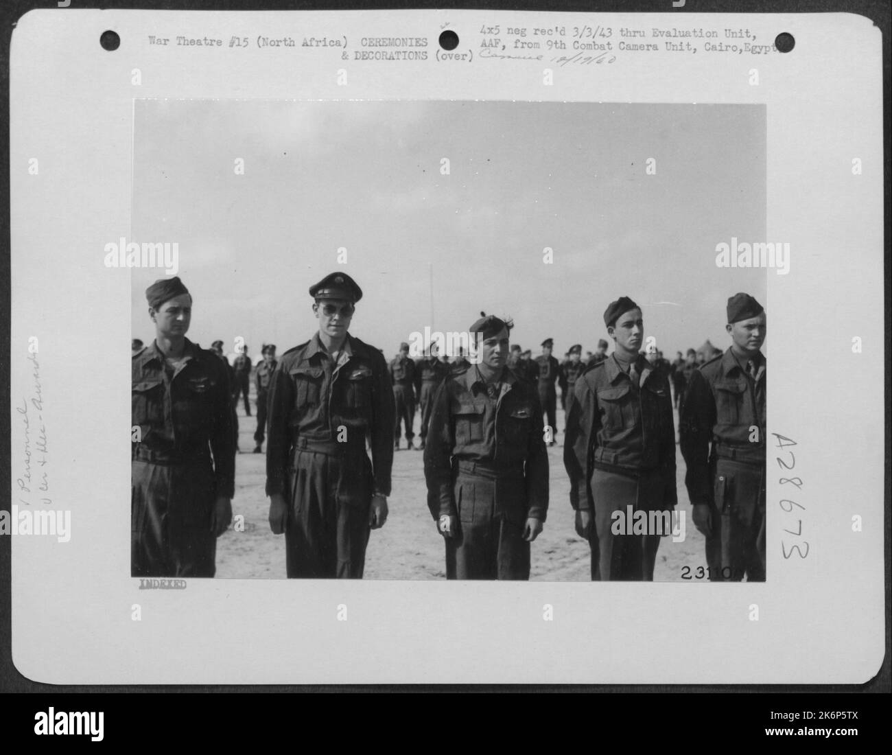 Left to right: T/Sgt. Joseph L. Craighead, Bedford, Va.; T/Sgt. William