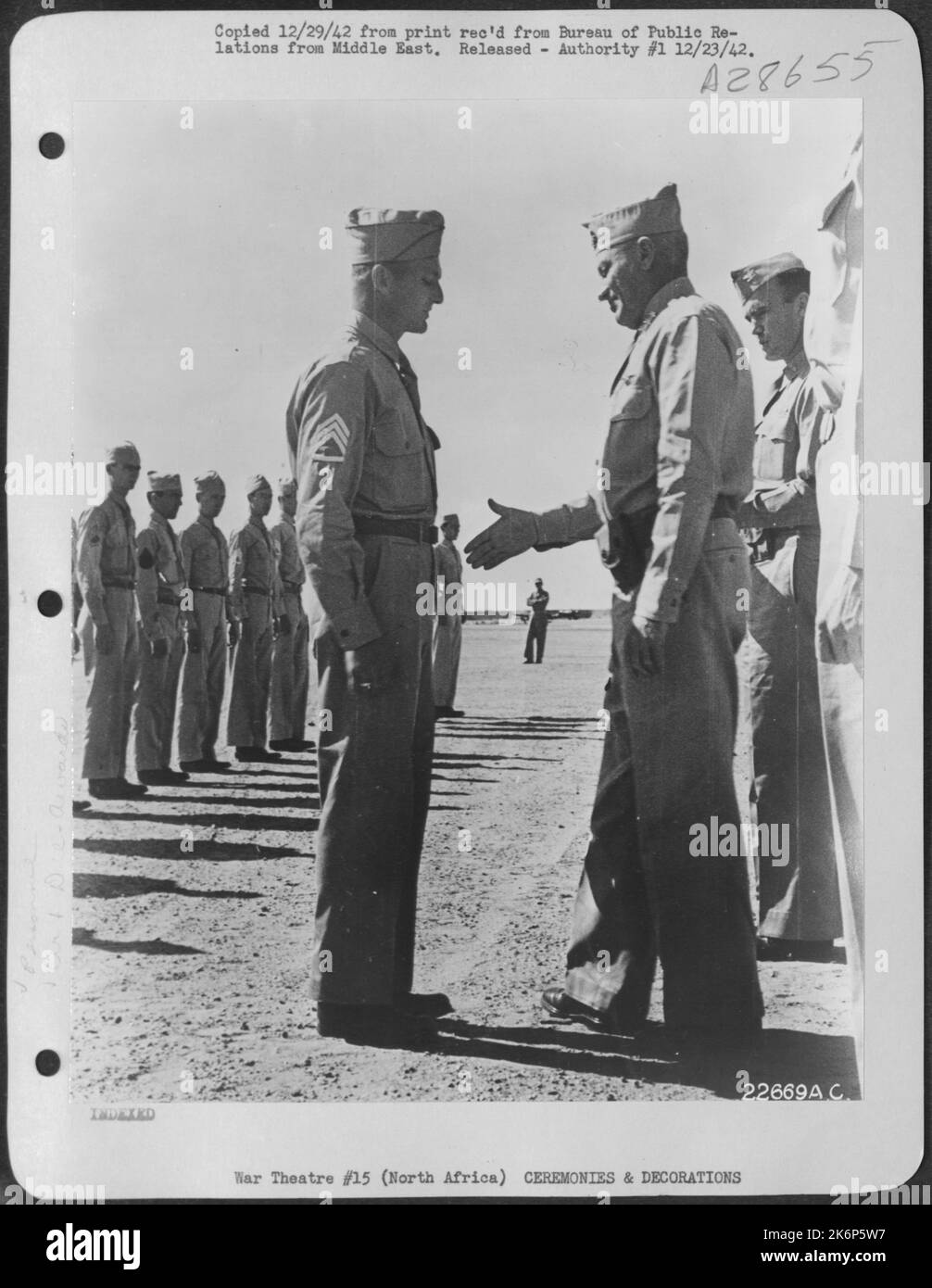 Extending His Hand For Congratulations Is Lt General Frank M Andrews extending-his-hand-for-congratulations-is-lt-general-frank-m-andrews