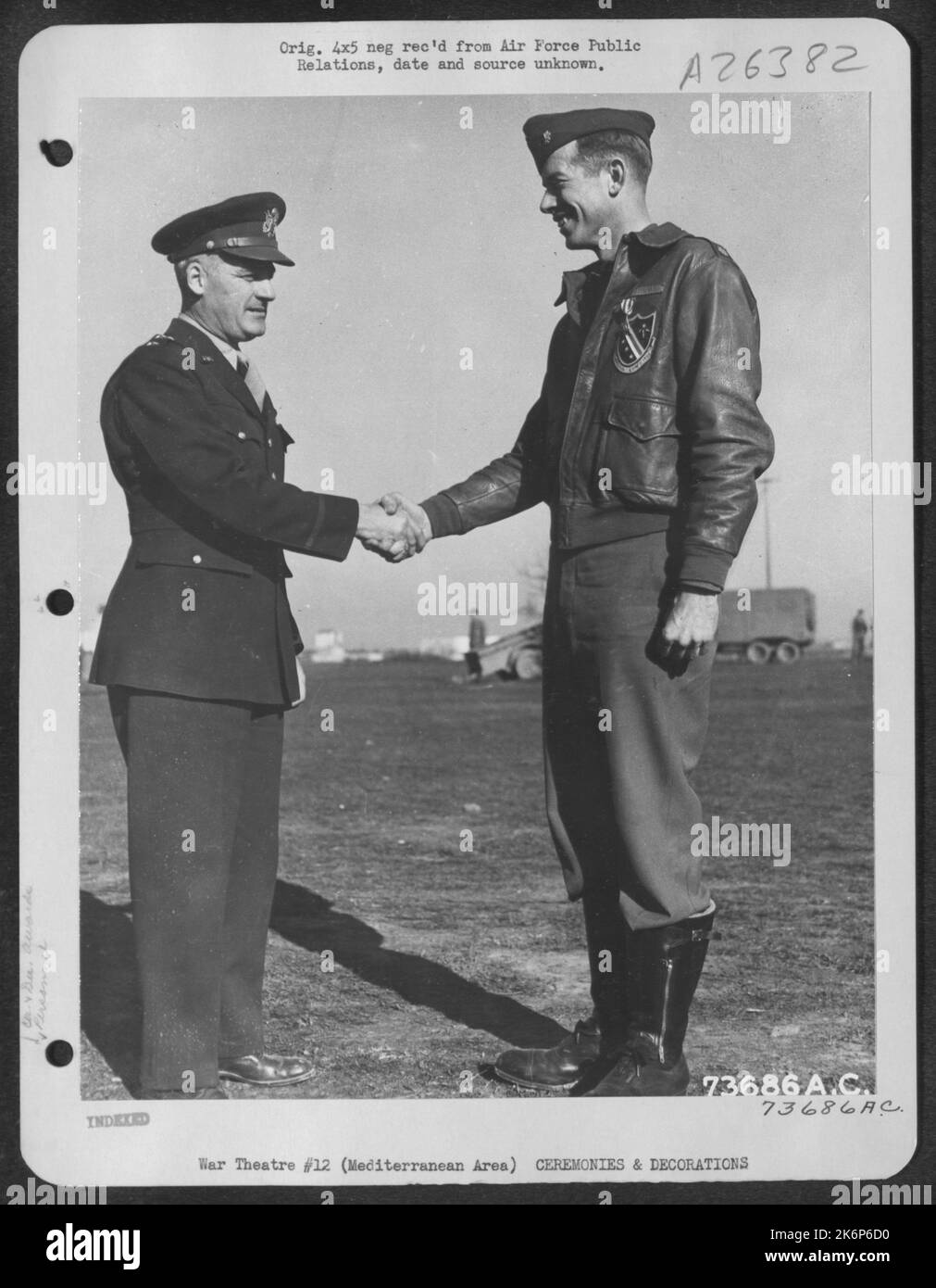 Major General Nathan F. Twining, Commanding General of the 15th Air ...