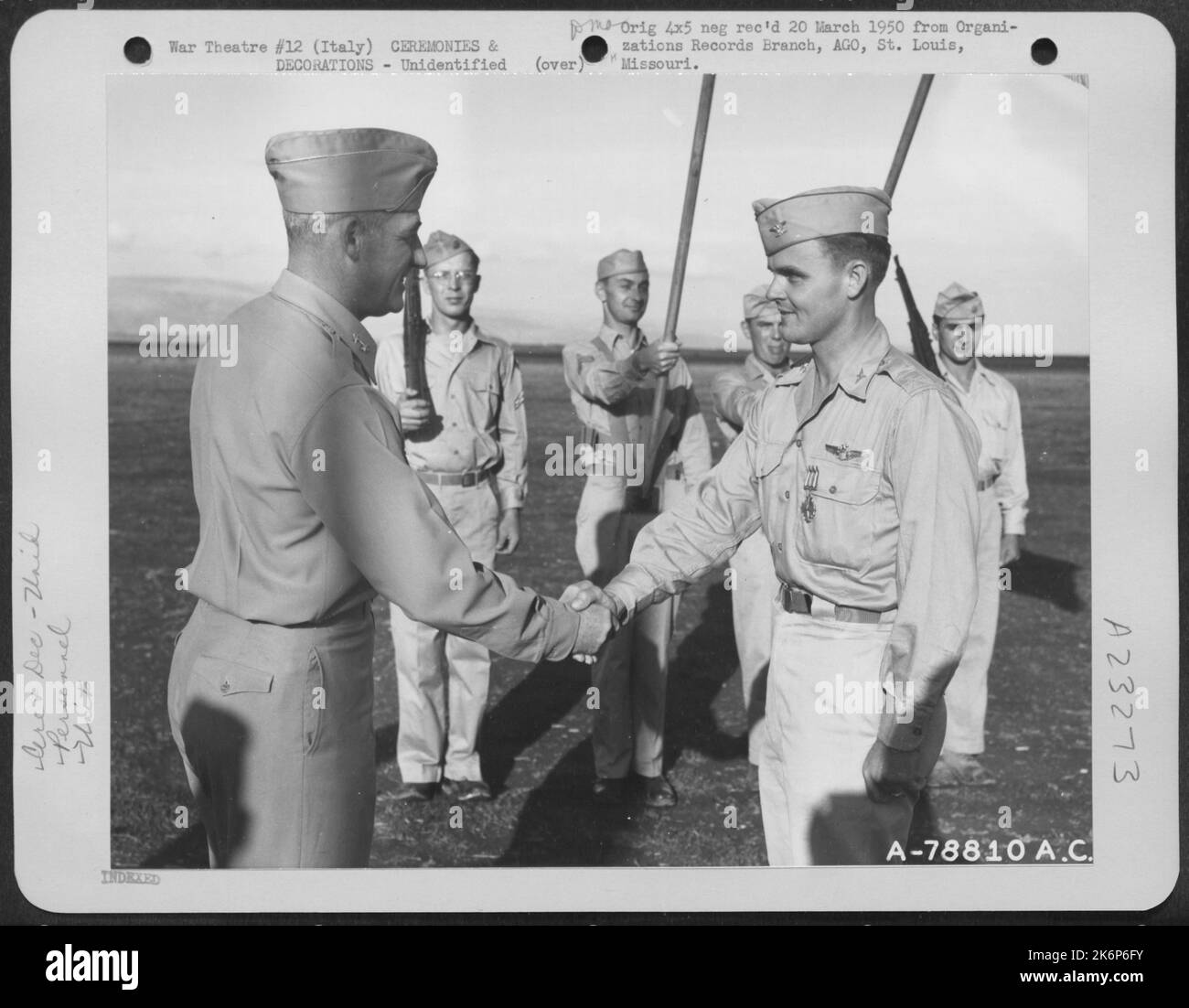 Major General Nathan F. Twining Presents The Distinguished Flying Cross ...