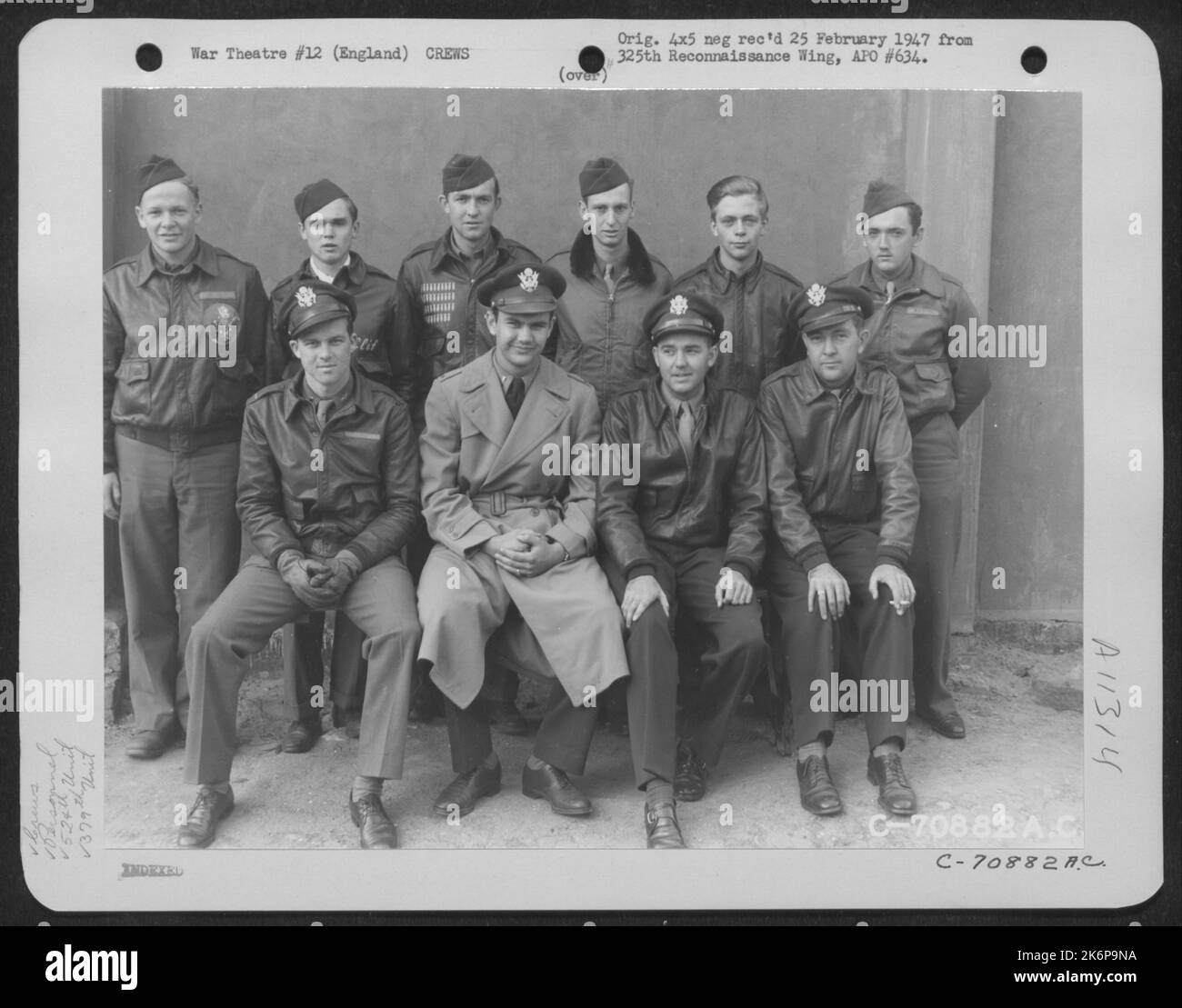 Lt. Rutledge And Crew Of The 524Th Bomb Squadron, 379Th Bomb Group