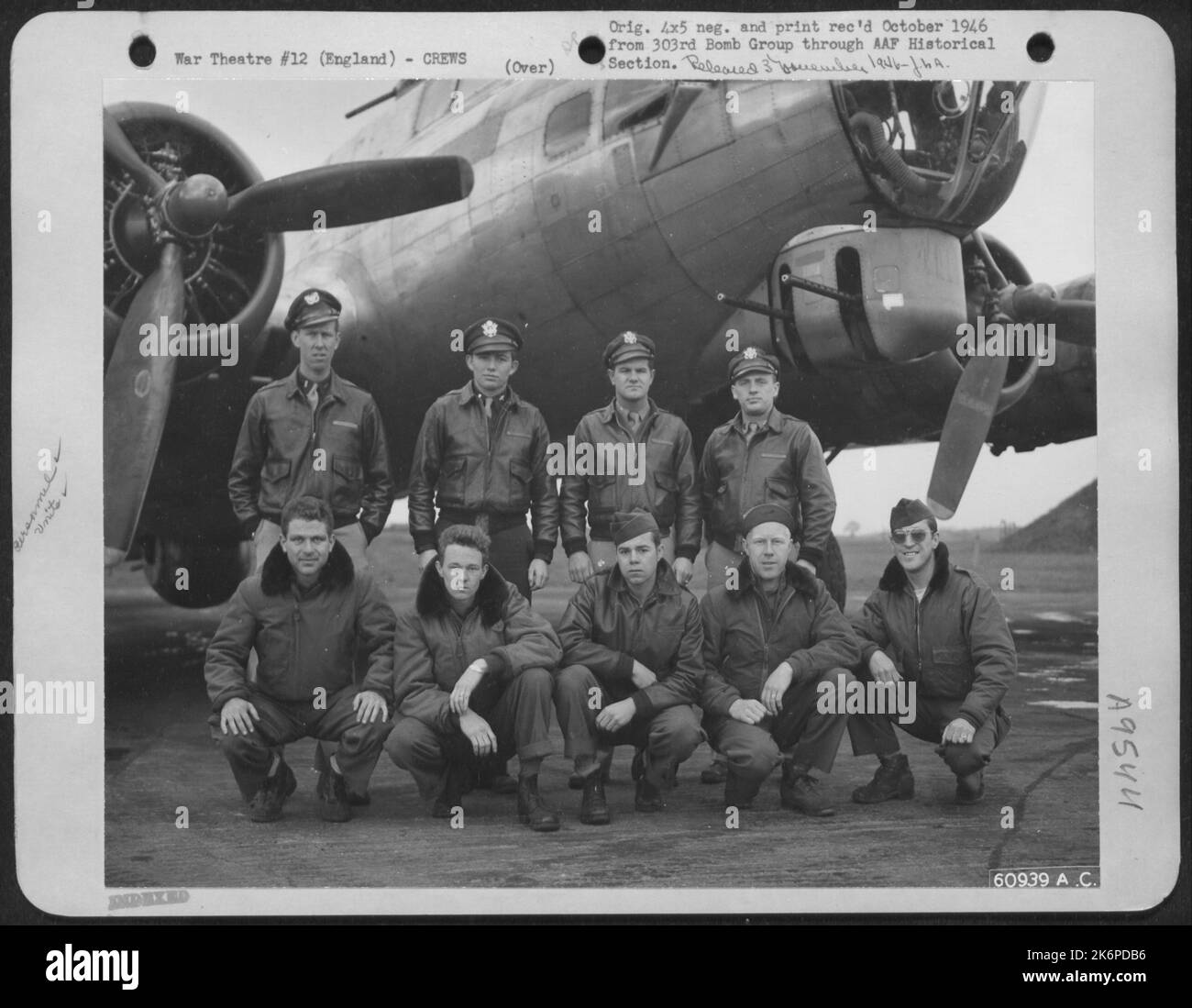 Lt. Elliott And Crew Of The 358Th Bomb Squadron, 303Rd Bomb Group, In ...