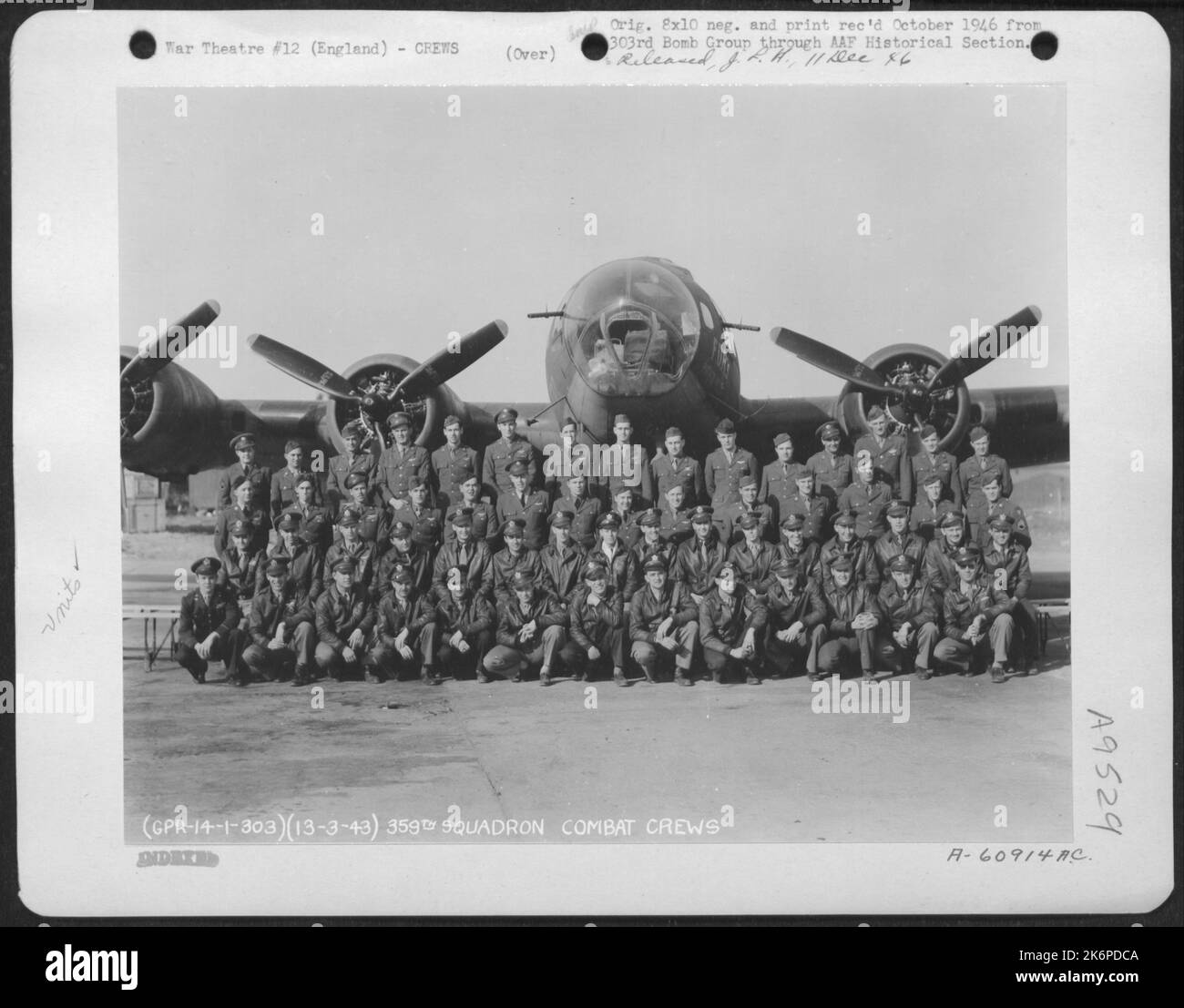 Combat Crews Of The 358Th Bomb Squadron, 303Rd Bomb Group. England, 13