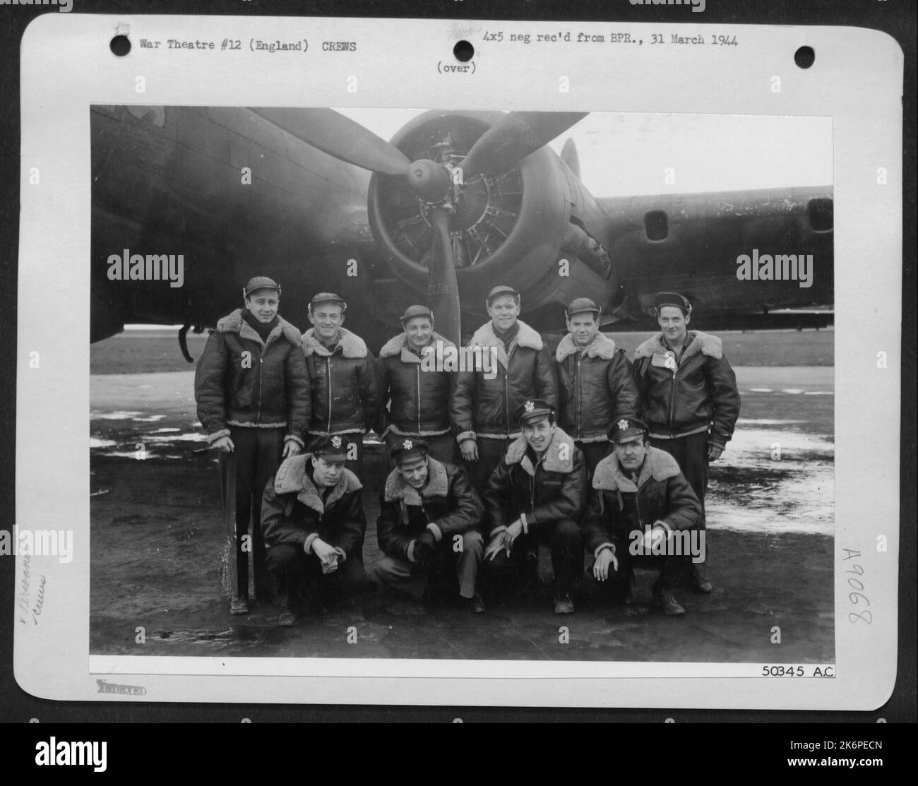 EnglandThe first American bomber crew to "drop their eggs" over Berlin