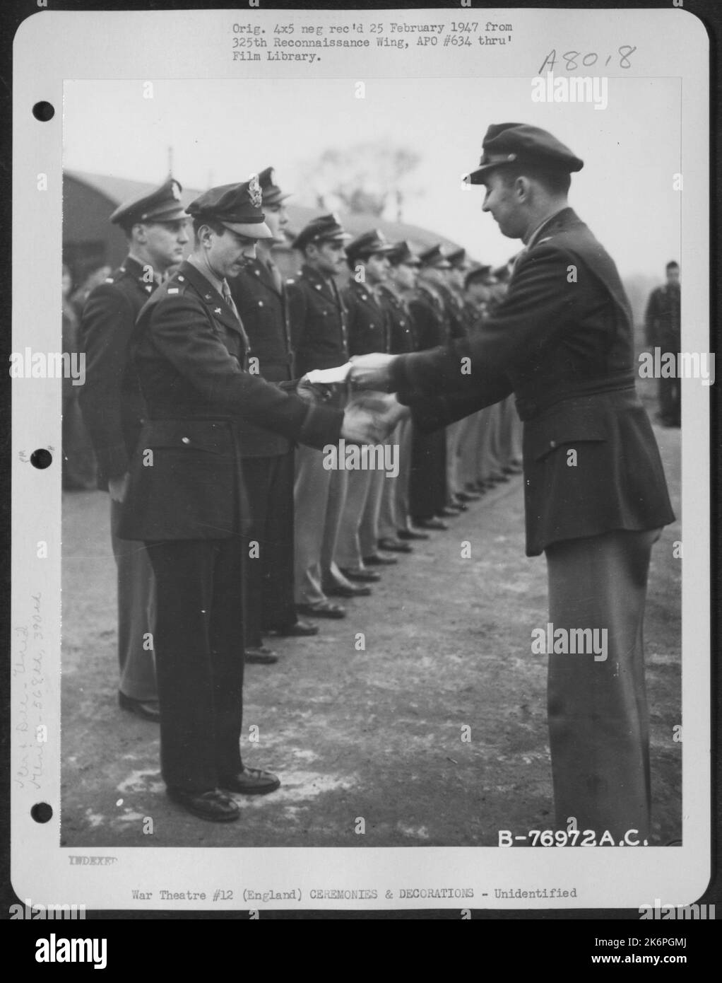 A Members Of The 568Th Bomb Squadron, 390Th Bomb Group, Receives An ...