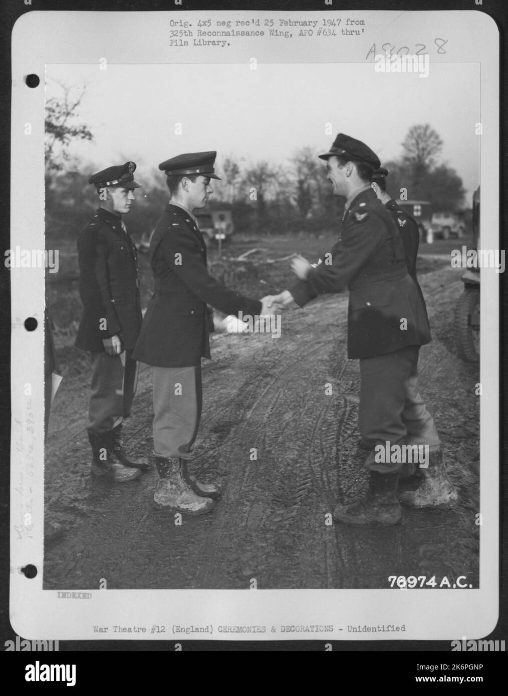 A Member Of The 569Th Bomb Squadron, 390Th Bomb Group, Is Congratulated ...