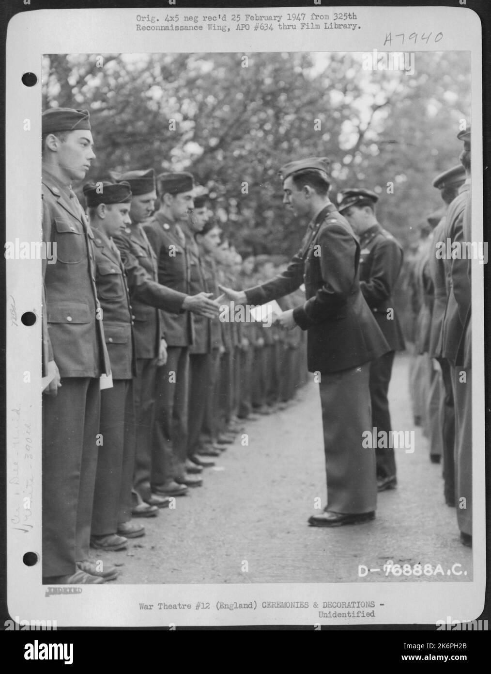 A Member Of The 390Th Bomb Group Is Congratulated After Receiving An ...