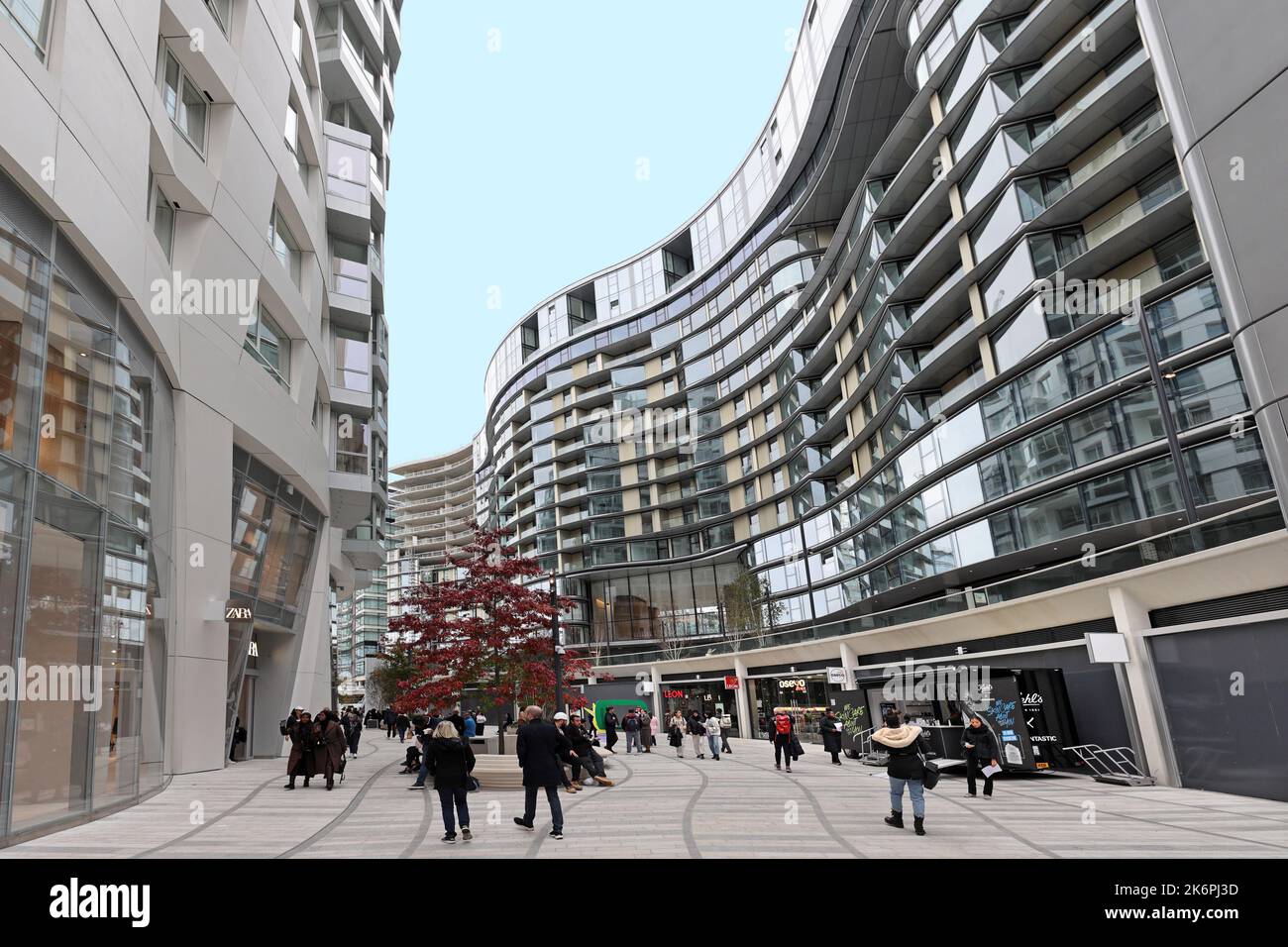 Retail and commercial developments near Battersea power station