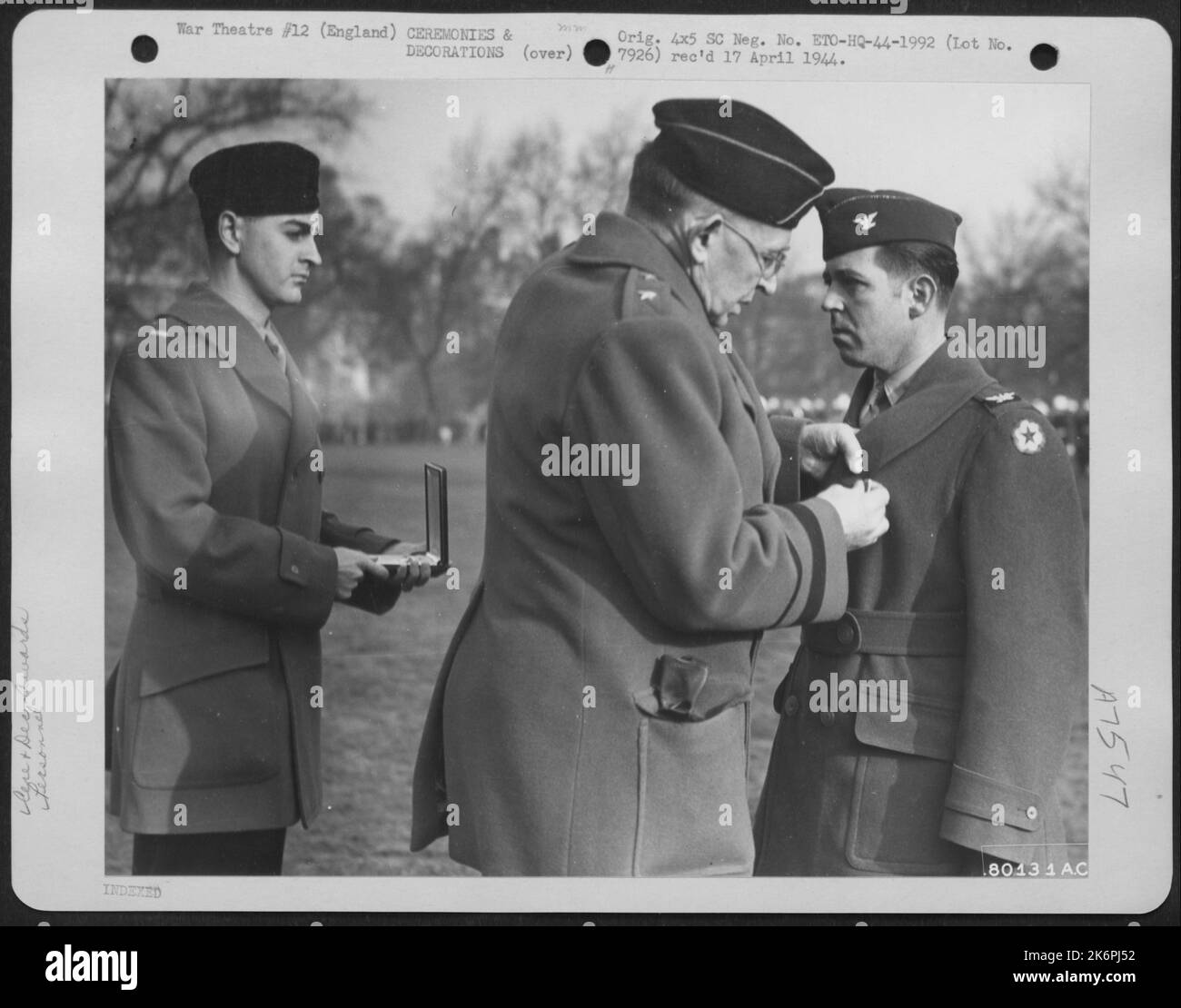 Major General R.M. Littlejohn Presents The French Legion Of Honor Medal