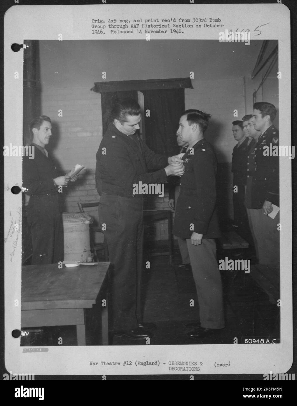 Brigadier Gen Robert F. Travis Presenting The Silver Star To Lt ...