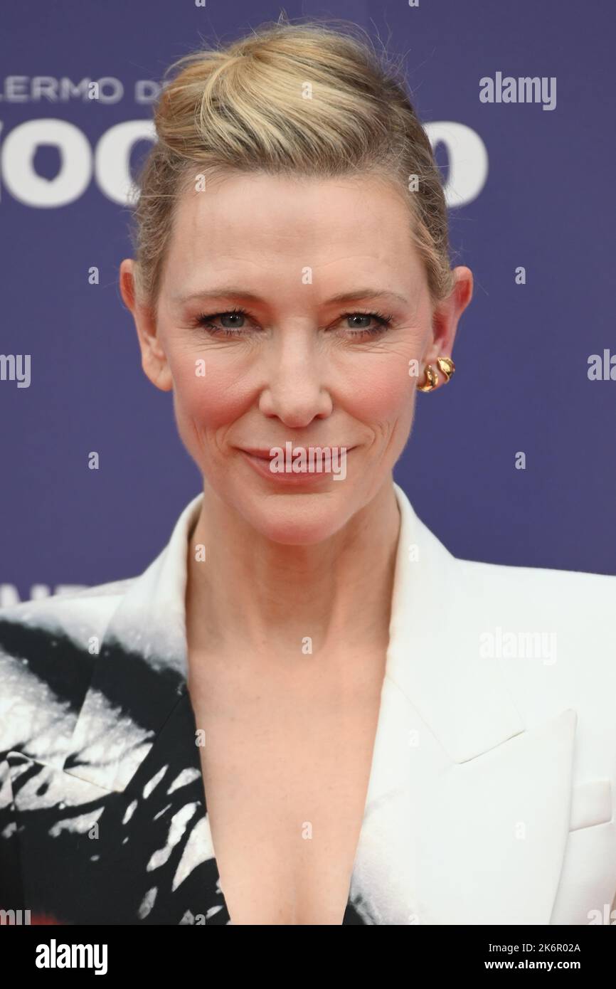 London, UK. 15th Oct, 2022. Cate Blanchett arrive at the Guillermo del