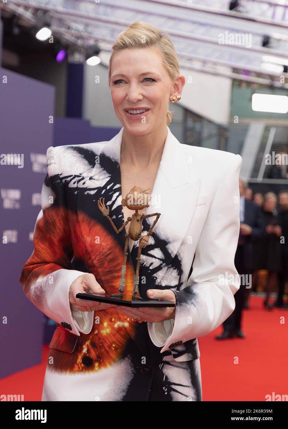 Cate Blanchett attending the world premiere of Guillermo del Toro's