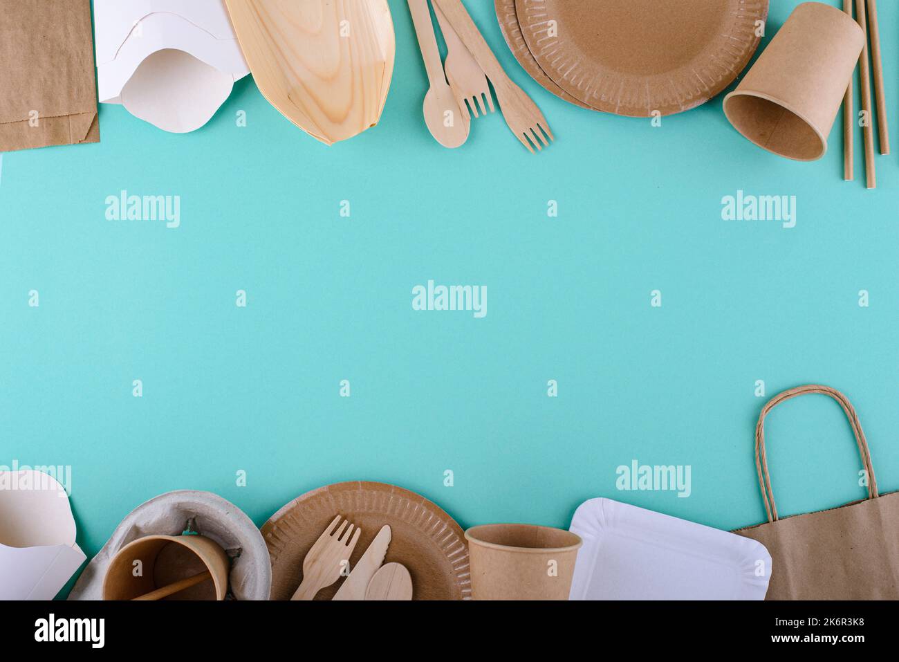 Reusable eco friendly sustainable food packaging Stock Photo Alamy