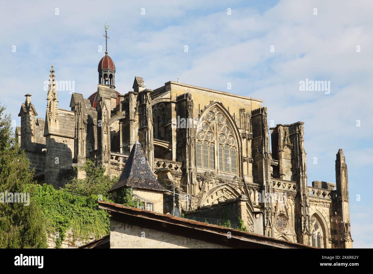 Abbey of SaintAntoine l'Abbaye in France Stock Photo Alamy