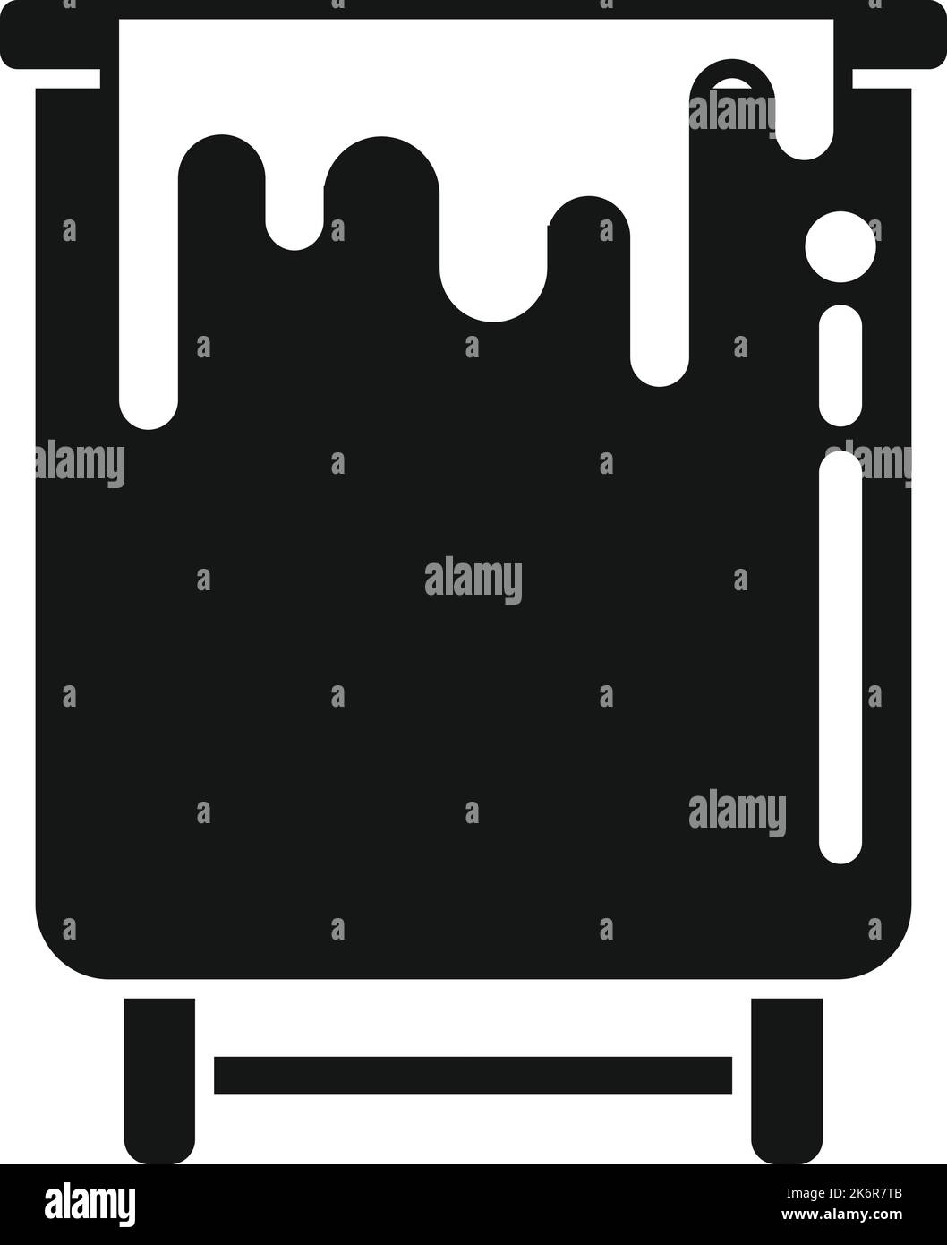 Milk cream icon simple vector. Cheese pro. Farm butter Stock Vector