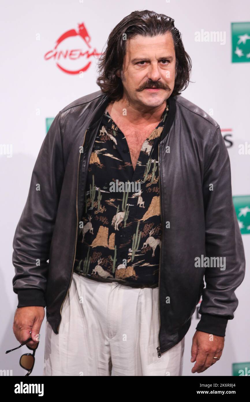 Rome, Italy. 15th Oct, 2022. Alberto Astorri attends the red carpet of the TV Series 'Rapiniamo il Duce' at the opening of Rome Film Fest at Auditorium Parco della Musica. (Photo by Davide Di Lalla/SOPA Images/Sipa USA) Credit: Sipa USA/Alamy Live News Stock Photo