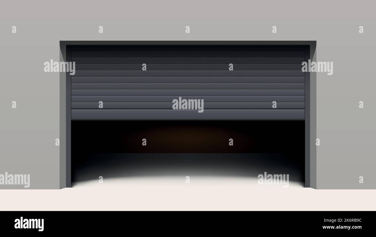 Half open gate Stock Vector Images Alamy