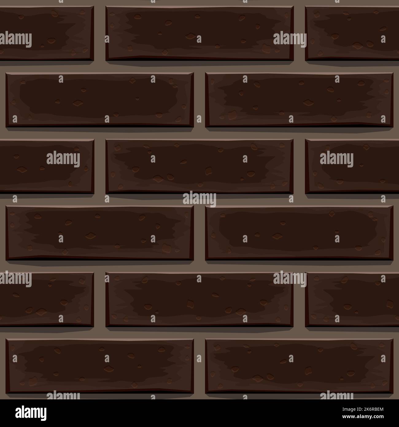 realistic black color brick wall seamless pattern Stock Vector Image ...