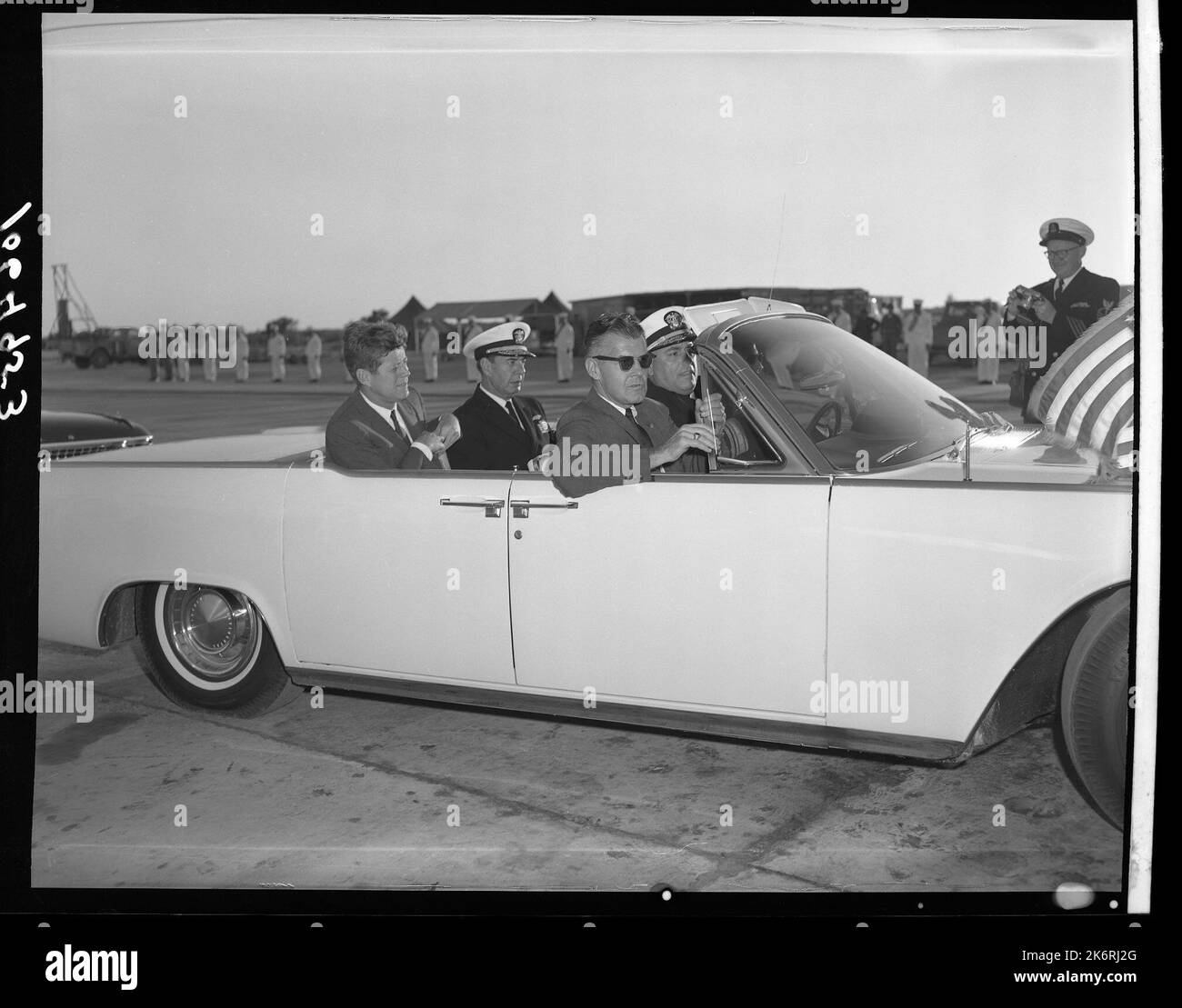President John F. Kennedy in Florida. Arrival of President John F