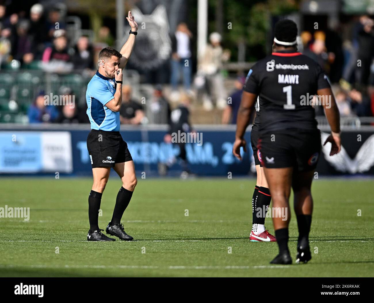Barnet, United Kingdom. 15th Oct, 2022. Premiership Rugby. Saracens V ...