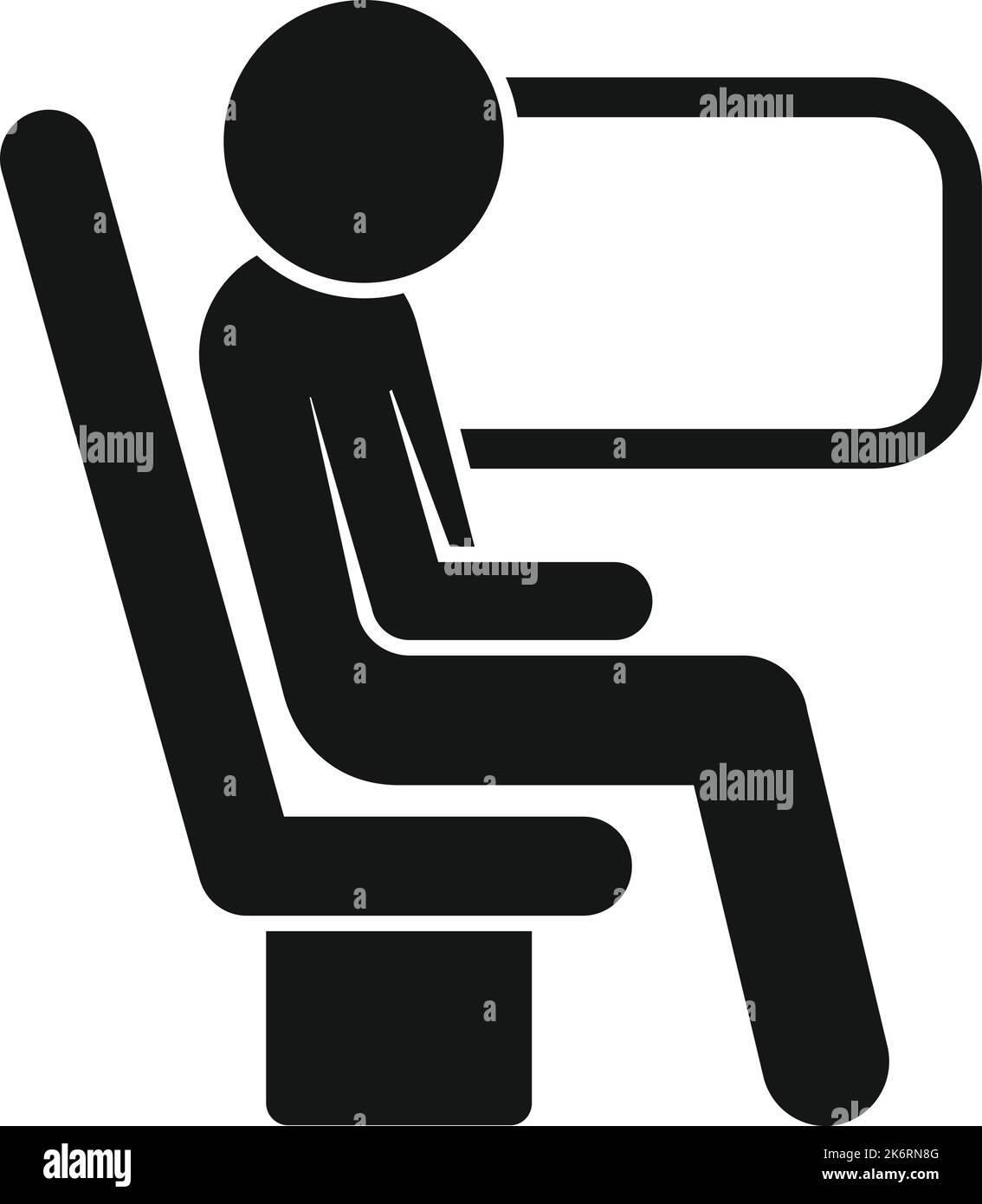 Speed train passenger icon simple vector. Metro people. Travel ticket