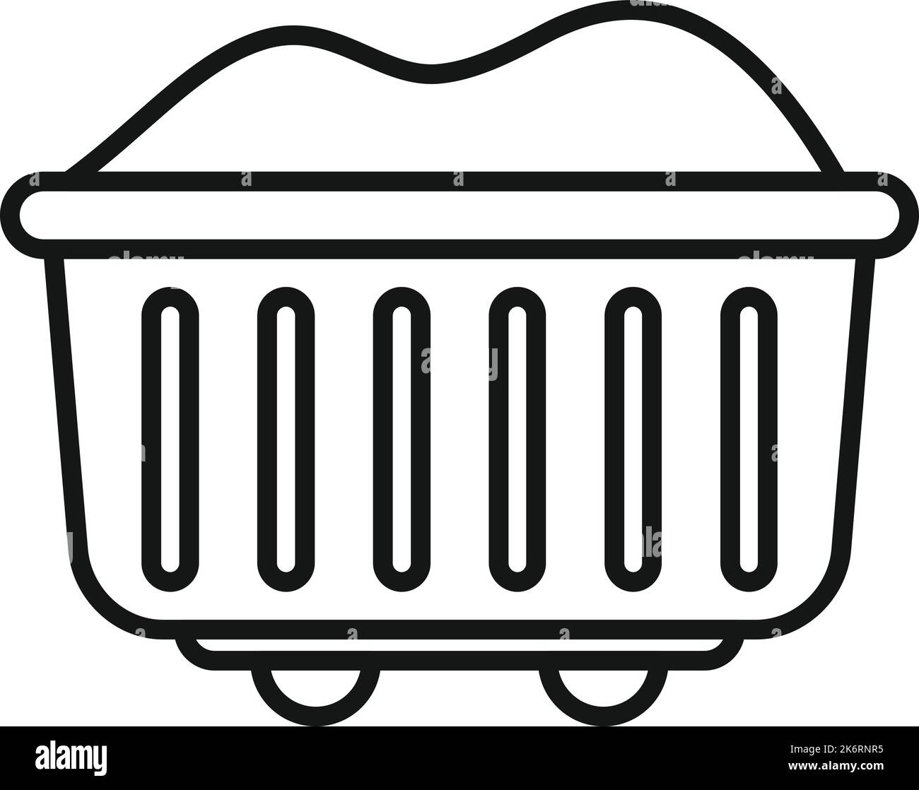 Full wagon icon outline vector. Metro train. Metro public Stock Vector