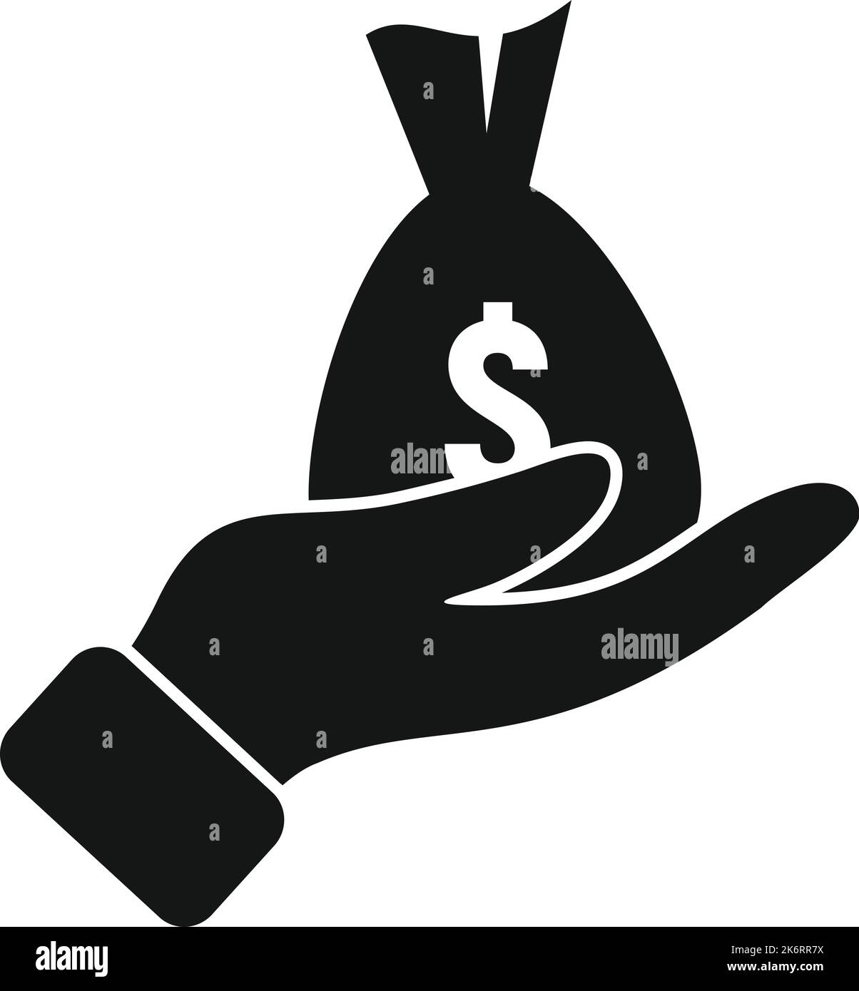 Money bag icon simple vector. Send payment. Business pay Stock Vector ...