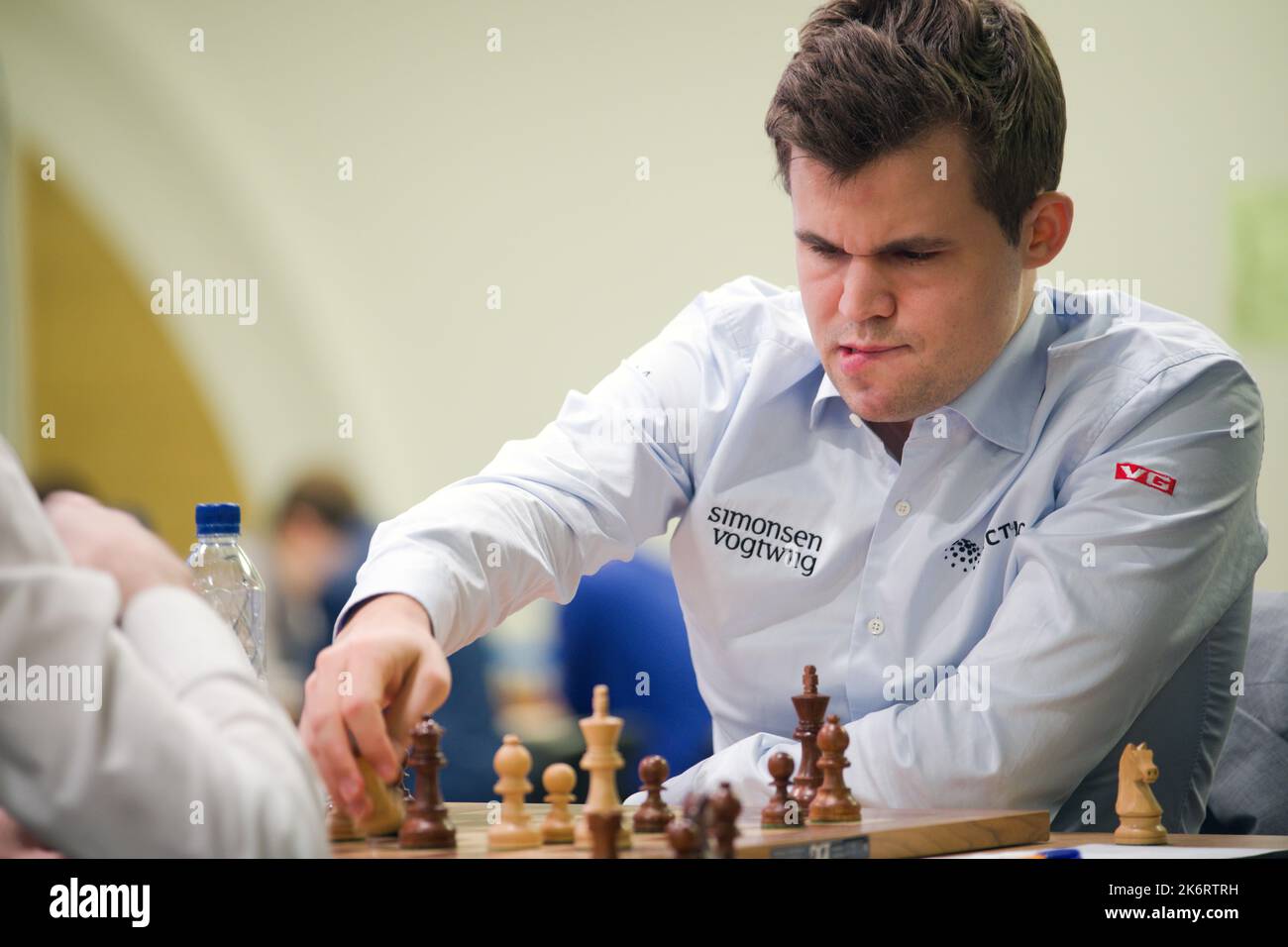 Grandmaster Daniil Dubov, Russia (right) competes in World Rapid Chess  Championship 2018. Eventually he become the World Rapid Chess Champion  Stock Photo - Alamy