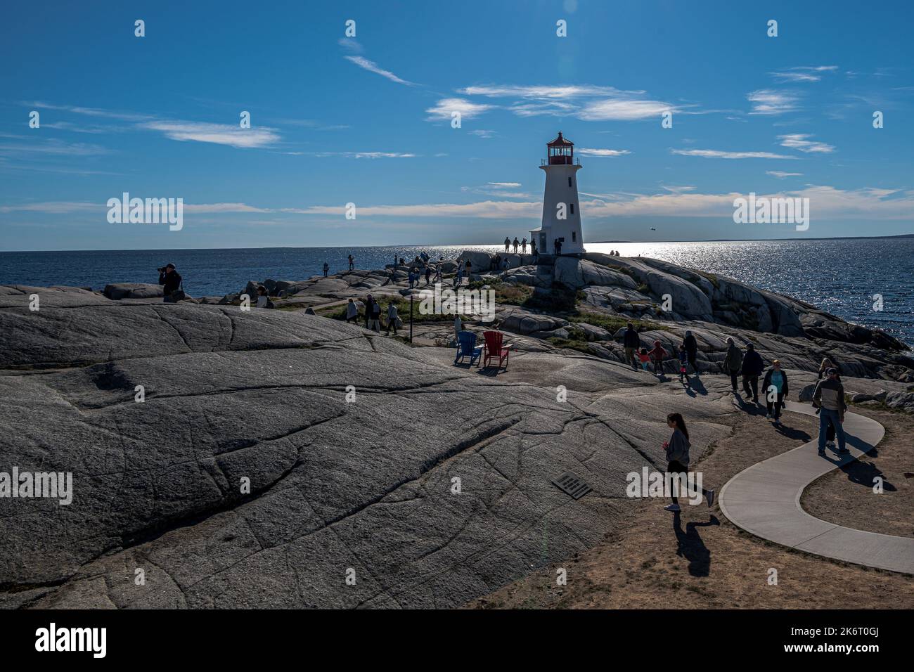 Peggys Cove, Nova Scotia, Canada Sept 17, 2022. Photo of the