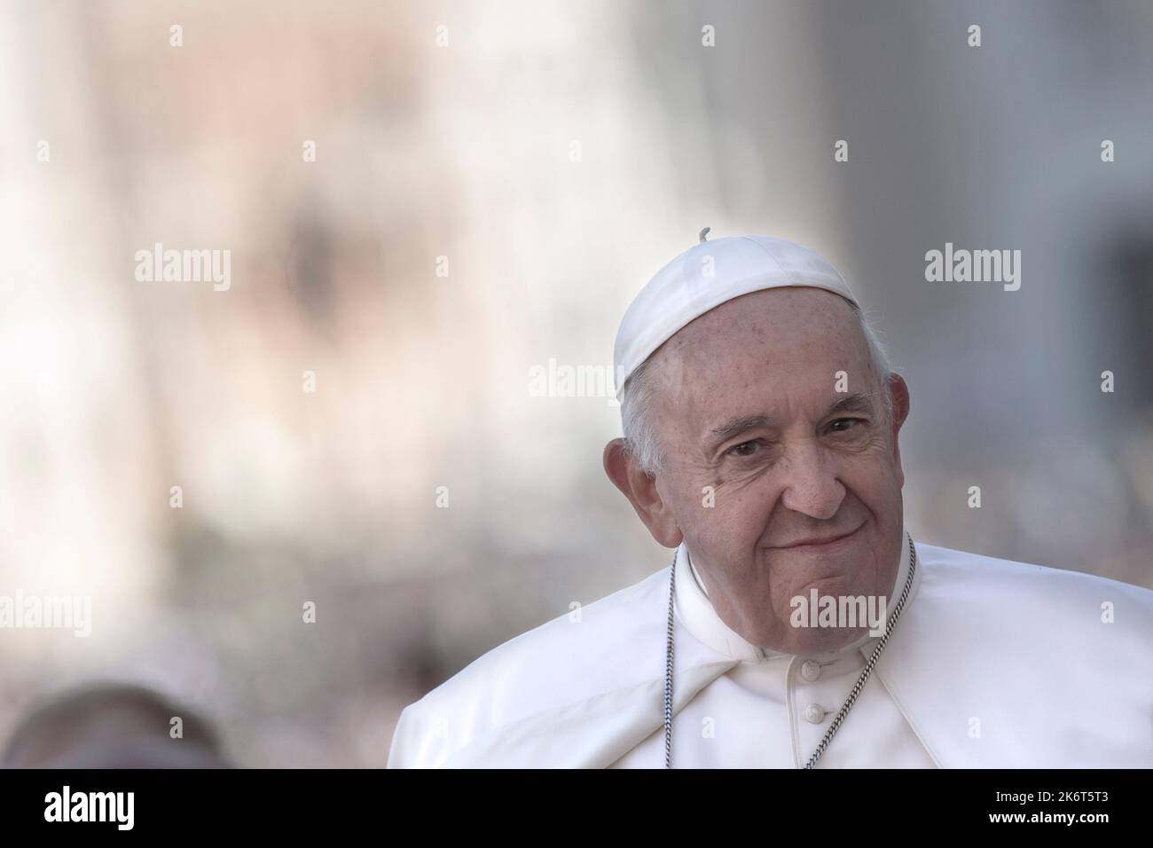 Vatican City, Vatican, 15 October 2022. Pope Francis meets with members ...