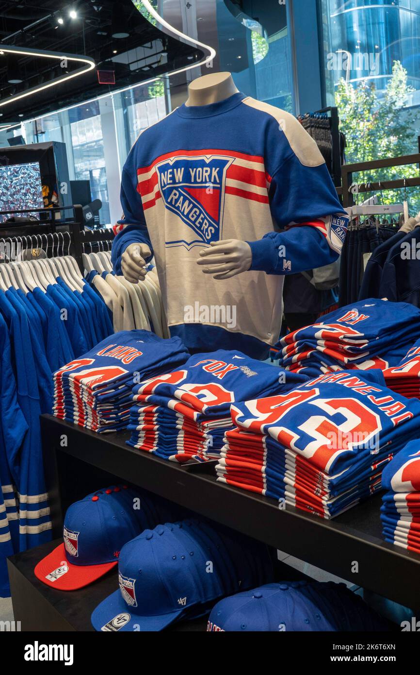 New York Rangers Team Shop in NHL Fan Shop 