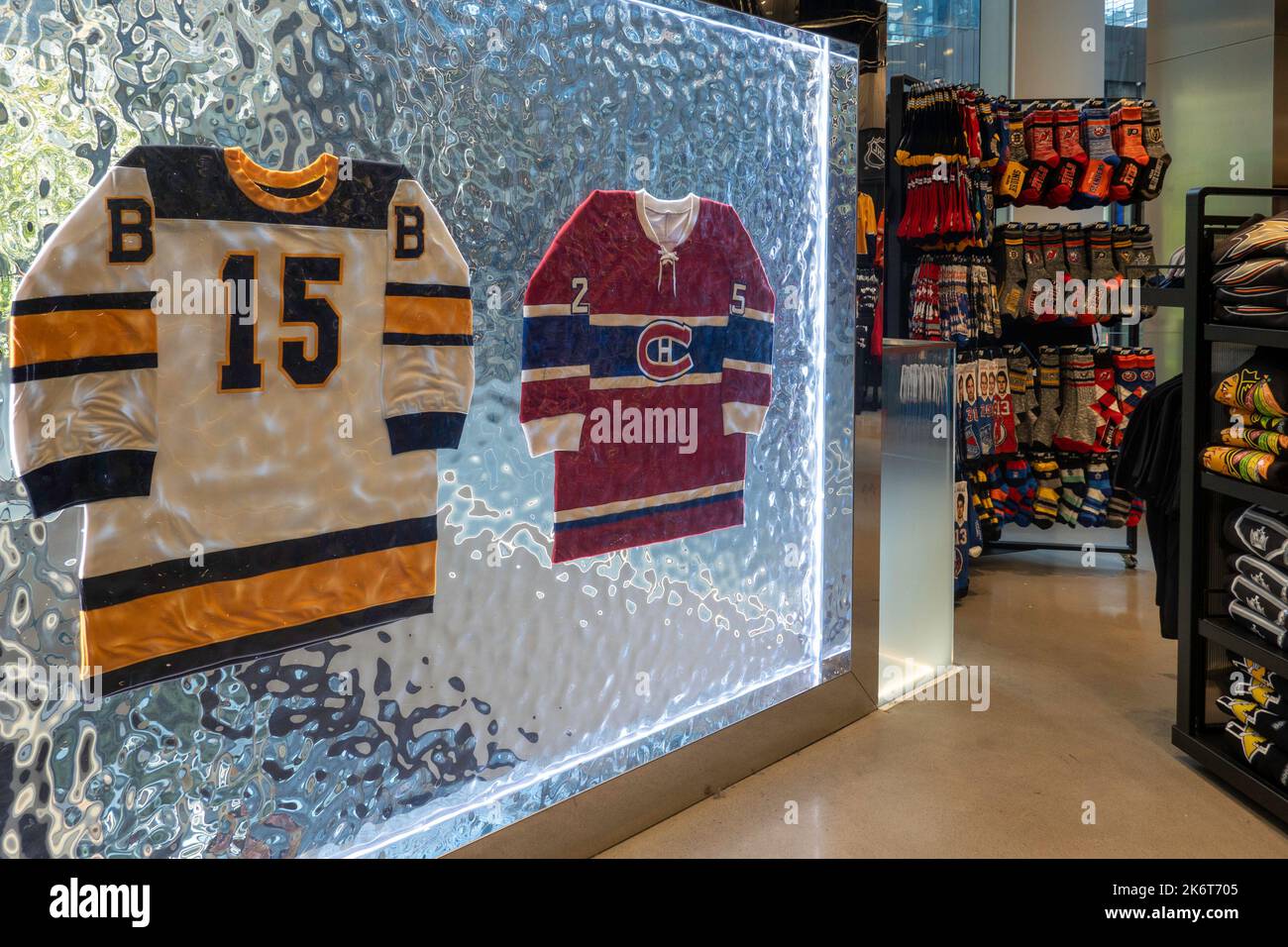 The new NHL Flagship Shop is located in Hudson Yards and offers