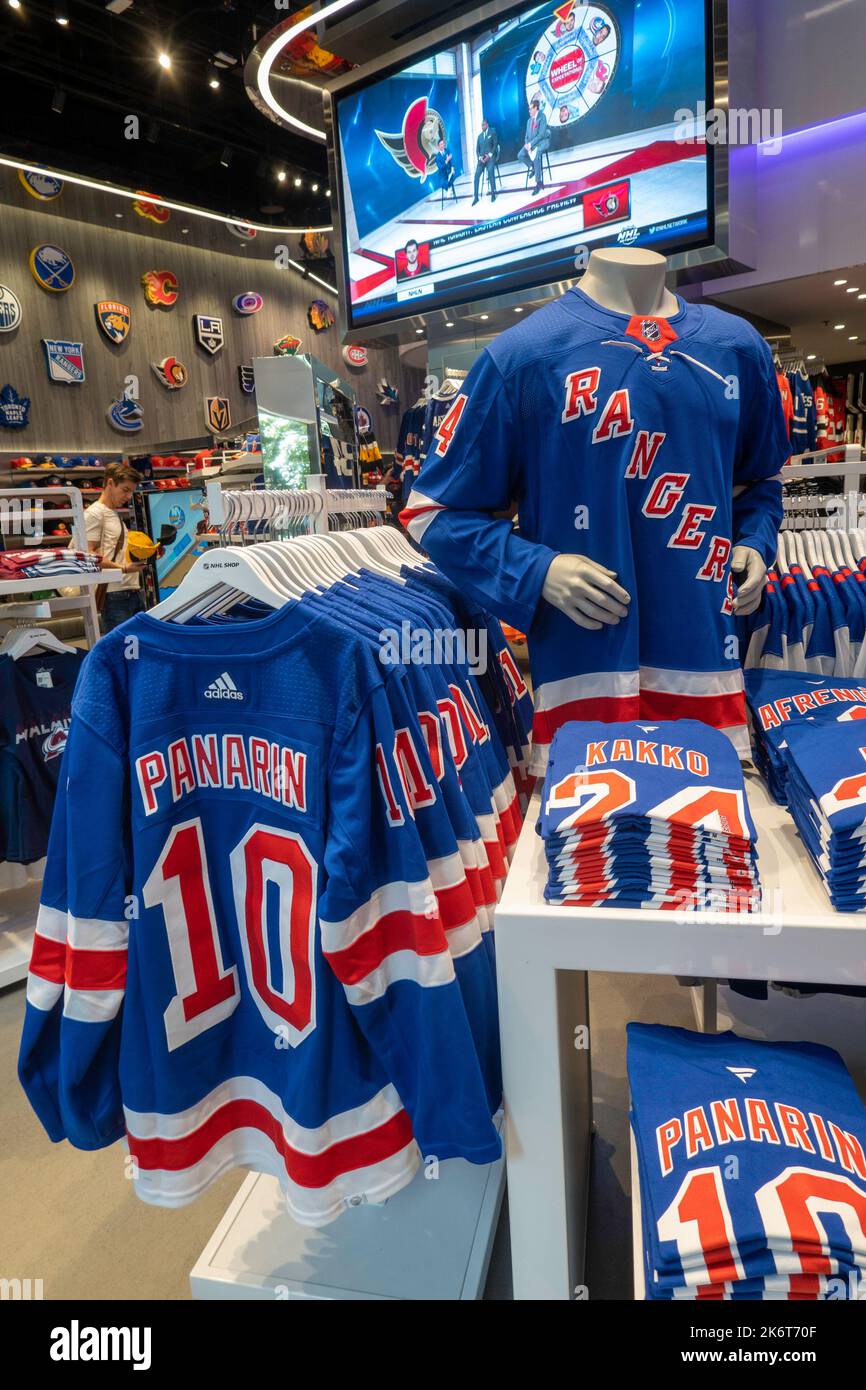 The NHL Store in New York City, for hockey fans