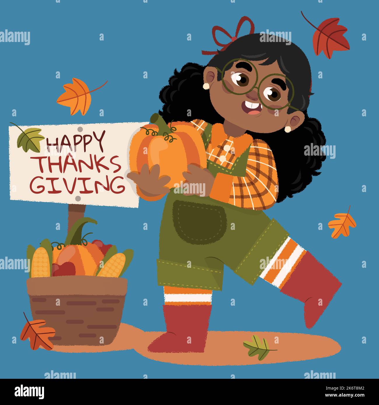 hand drawn thanksgiving vector design illustration Stock Vector Image ...