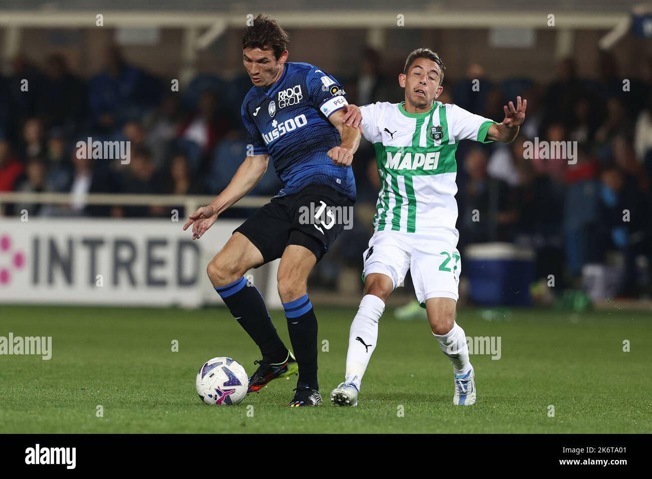 Maxime Lopex of US Sassuolo during Atalanta BC vs US Sassuolo, 10° Serie A  Tim 2022-23 game at Gewiss - Atleti Azzurri d'Italia Stadium in Bergamo (B  Stock Photo - Alamy