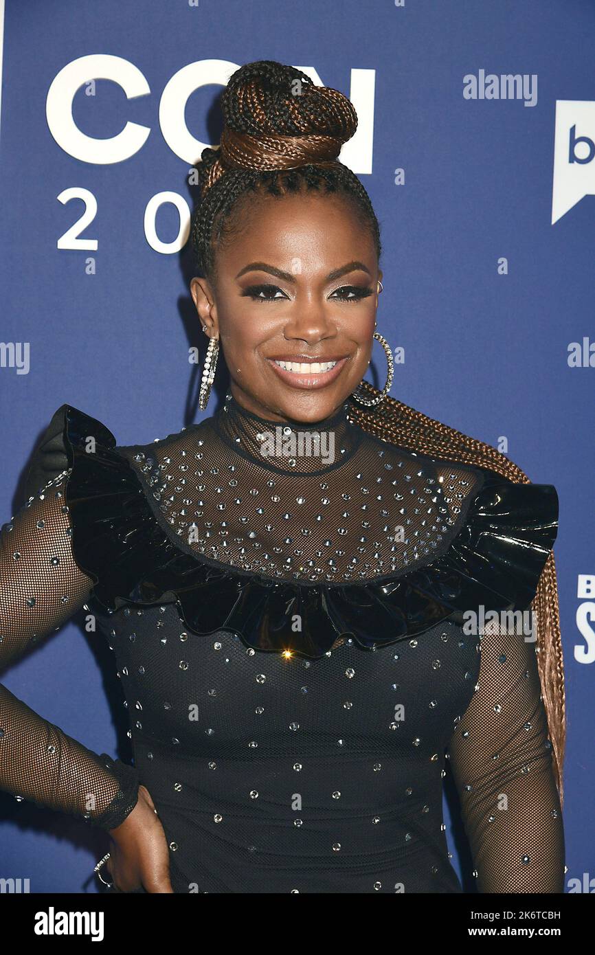 Kandi Burruss of The Real Housewives of Atlanta attends Andy's Legends Ball at BravoCon 2022 on October 14, 2022 at Manhattan Center in New York, New York, USA. Robin Platzer/ Twin Images/ Credit: Sipa USA/Alamy Live News Stock Photo