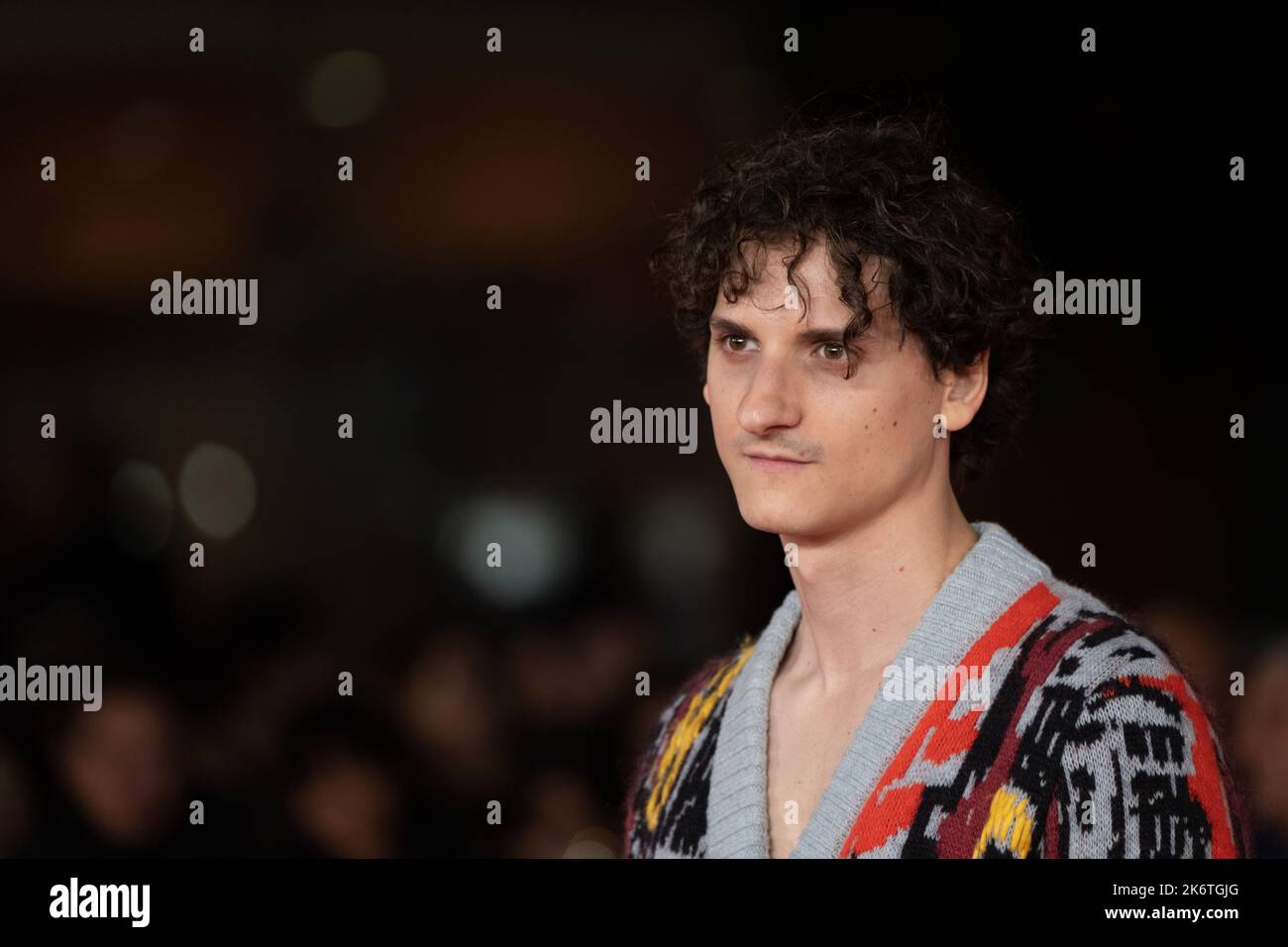 Rome, Italy, October 15, 2022 - Antonio Bannò attends at red carpet of the 17° Rome Film Festival for the movie 'Il Principe di Roma' Credit: Luigi de Pompeis/Alamy Live News Stock Photo