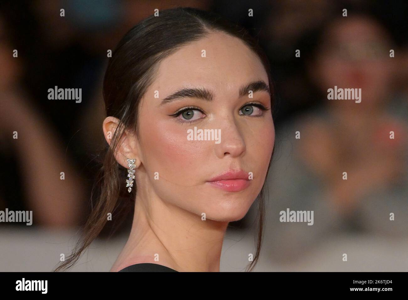 Rome, Italy. 15th Oct, 2022. Matilda De Angelis attends the red carpet of the movie 'Rapiniamo il duce' at Rome Film Fest at Auditorium Parco della Musica. Credit: SOPA Images Limited/Alamy Live News Stock Photo