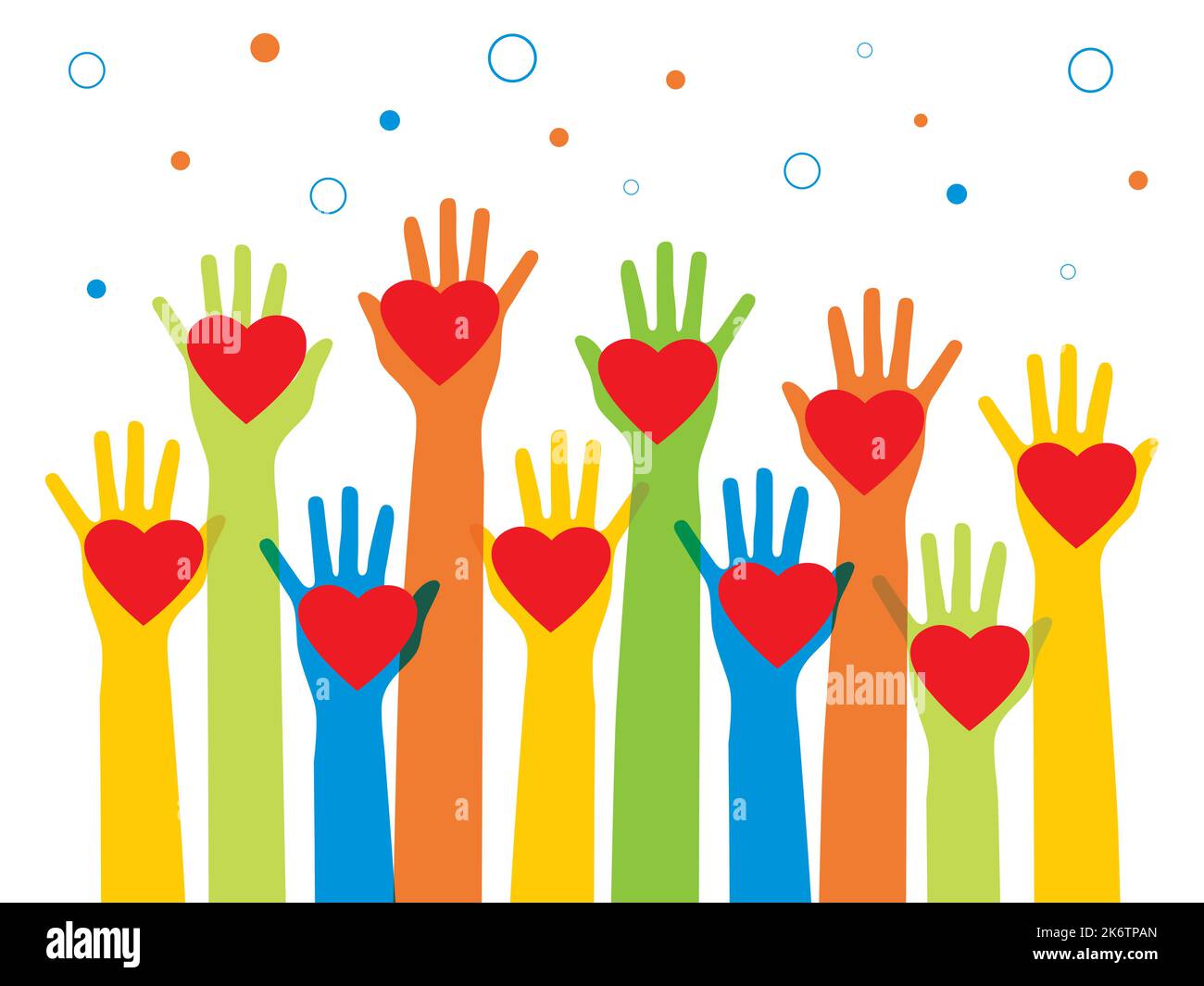 Volunteer in education Stock Vector Images - Alamy