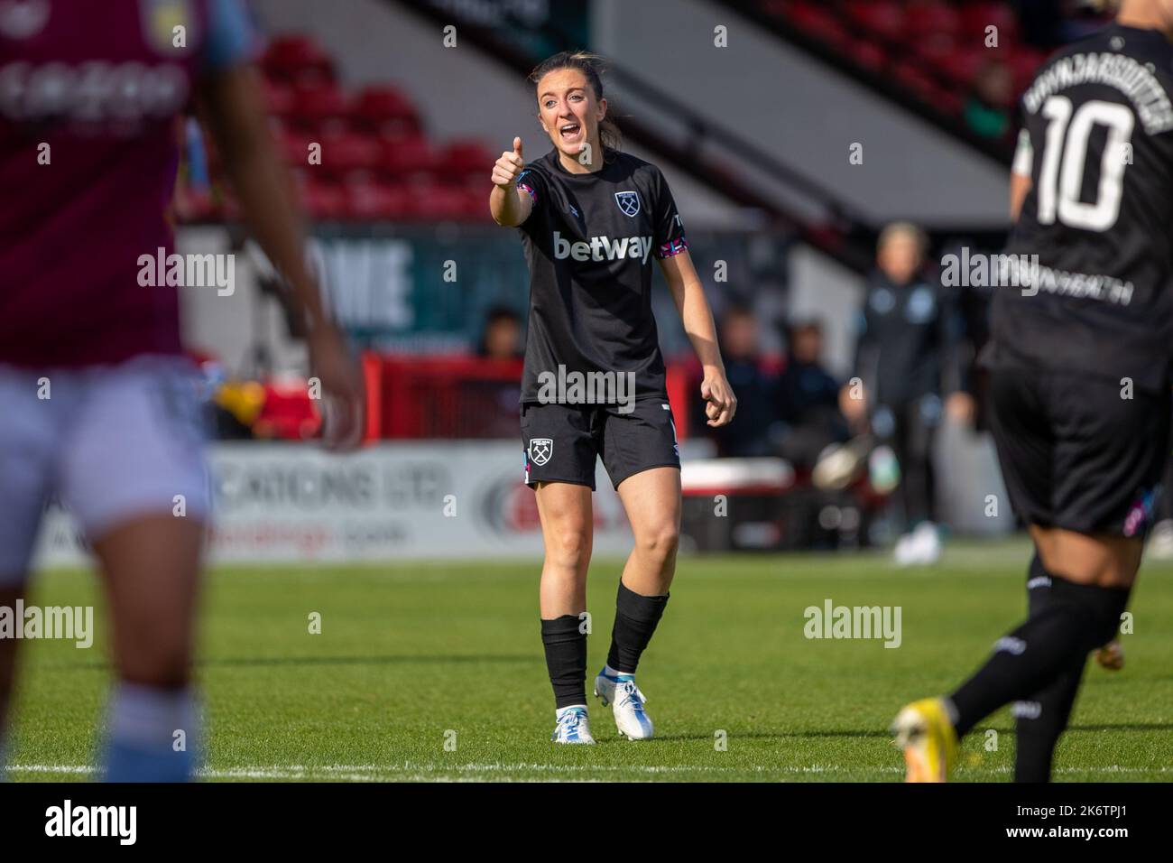 15th October 2022 Lisa Evans Barclays Womens Super League Game Between Aston Villa And West 